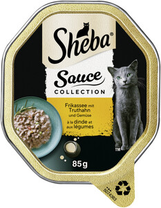 Sheba Sauce Collection Frikassee mit Truthahn und Gemüse 85G