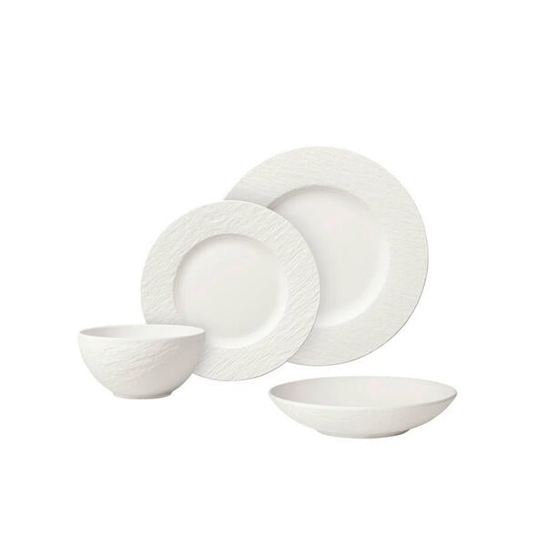 Bild 1 von Villeroy & Boch Kombiservice, Weiß, Keramik, 16-teilig, 650 ml, Essen & Trinken, Geschirr, Geschirr-Sets, Kombiservice