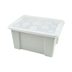 Aufbewahrungsbox "Unibox" 15 L in grau, Kunststoffbox