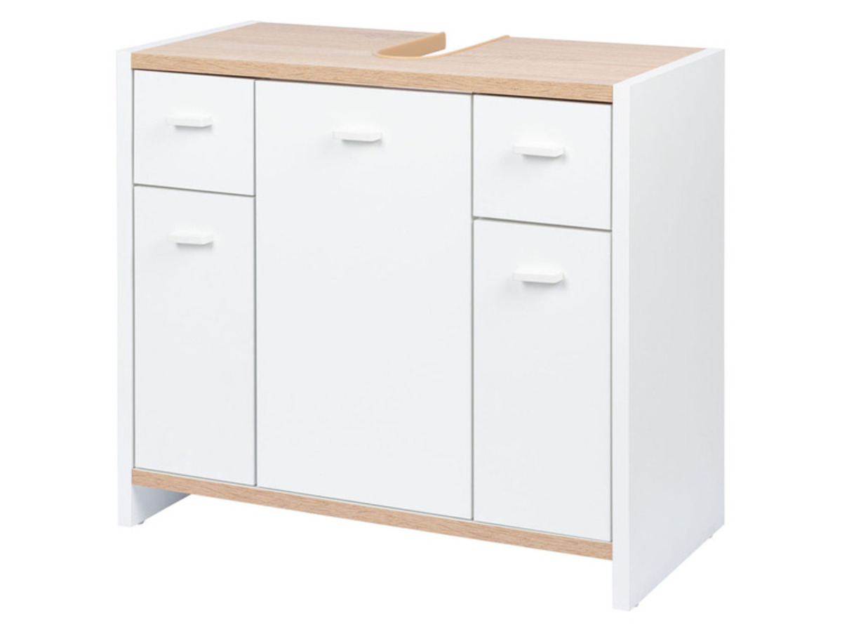 Bild 4 von LIVARNO home Waschbeckenunterschrank, kratzfest, weiß