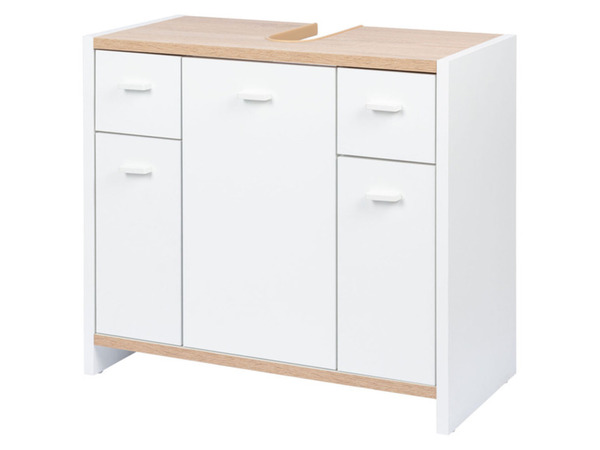 Bild 4 von LIVARNO home Waschbeckenunterschrank, kratzfest, weiß