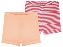 Bild 2 von LUPILU® Baby Mädchen Shorts, 2 Stück,in Krempeloptik