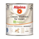 Bild 1 von Alpina Classic Weißlack für Innen, reinweiß, seidenmatt, 750 ml