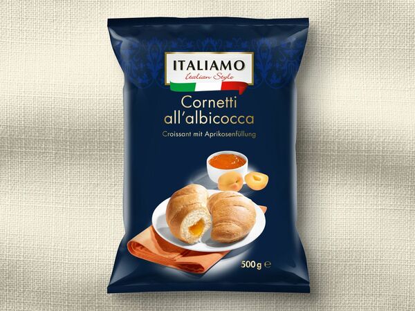 Bild 1 von Italiamo Croissants mit Füllung, 
         500 g