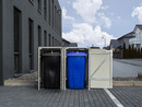 Bild 1 von HIDE Dänemark Mülltonnenbox, für Mülltonnen bis 240 Liter, mit Tür und Klappdeckel