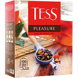Schwarzer Tee "Tess Pleasure", aromatisiert – tropische Früc...