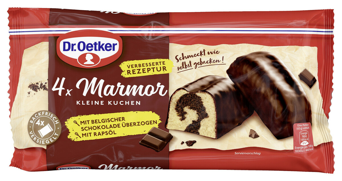 Bild 1 von Dr.Oetker kleine Marmorkuchen 172G