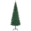 Bild 1 von HOMCOM Weihnachtsbaum Tannenbaum mit Metallständer 631 Spitzen Grün Ø 81 x H210 cm