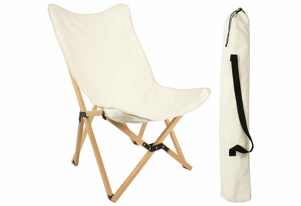 Bild 1 von osoltus Campingstuhl »osoltus Holz Faltsessel Sessel Campingsessel Jessi Sahara natur«