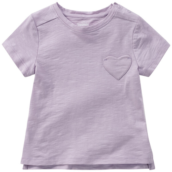 Bild 1 von Baby T-Shirt mit Herz-Tasche HELLLILA