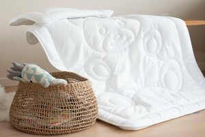 Kinderbettdecke + Kopfkissen, »Bärchen«, Jekatex, kuscheliges Bettdecken-Set für ihr Kind!
