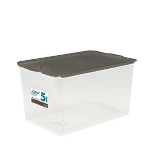 Aufbewahrungsbox 5 L mit Deckel, Kunststoffbox