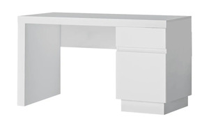 Schreibtisch  Lyon weiß Maße (cm): B: 75 H: 65 Tische