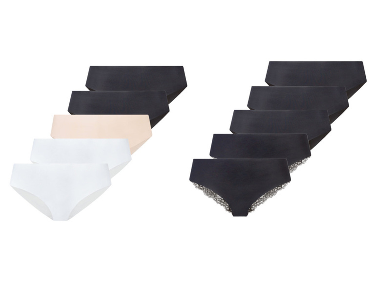 Bild 1 von ESMARA® Damen Minislips, 5 Stück, ohne störende Nähte