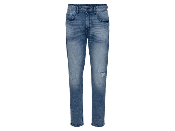 Bild 4 von LIVERGY Herren Jeans, Tapered Fit, im 5-Pocket-Style