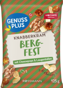 GENUSS PLUS Nuss Mix Bergfest Limitierte Edition, 125 g