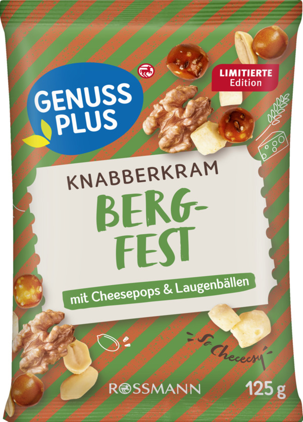 Bild 1 von GENUSS PLUS Nuss Mix Bergfest Limitierte Edition, 125 g