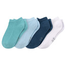 Bild 1 von 4 Paar Jungen Sneaker-Socken im Set TÜRKIS / WEISS / HELLBLAU