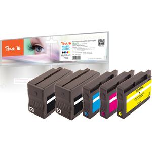 Peach Spar Pack Plus Tintenpatronen kompatibel zu HP No. 932XL*2, No. 933XL, C2P42A (wiederaufbereitet)