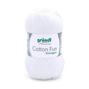 Wolle "Cotton Fun" 50 g weiß