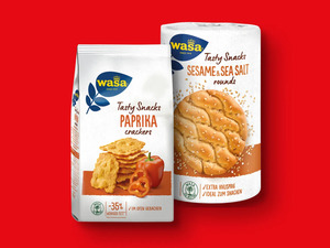 Wasa Tasty Snacks, 
         150/180/235/190 g