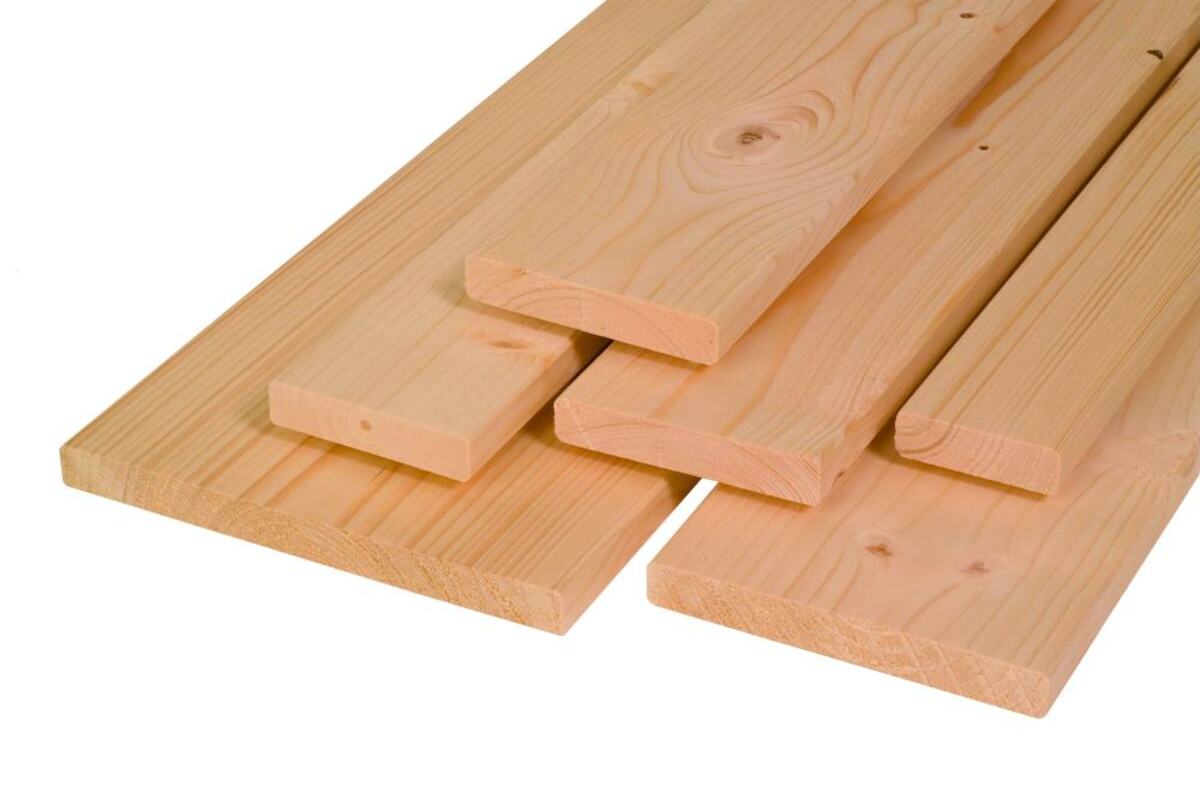 Bild 1 von Glattkantbrett Douglasie Kanten gefast 300 x 10 cm 18 mm 4-seitig gehobelt