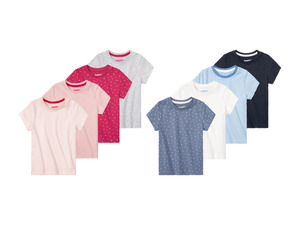 LUPILU® Kleinkinder Mädchen T-Shirt, 4 Stück, aus weicher Single-Jersey-Qualität