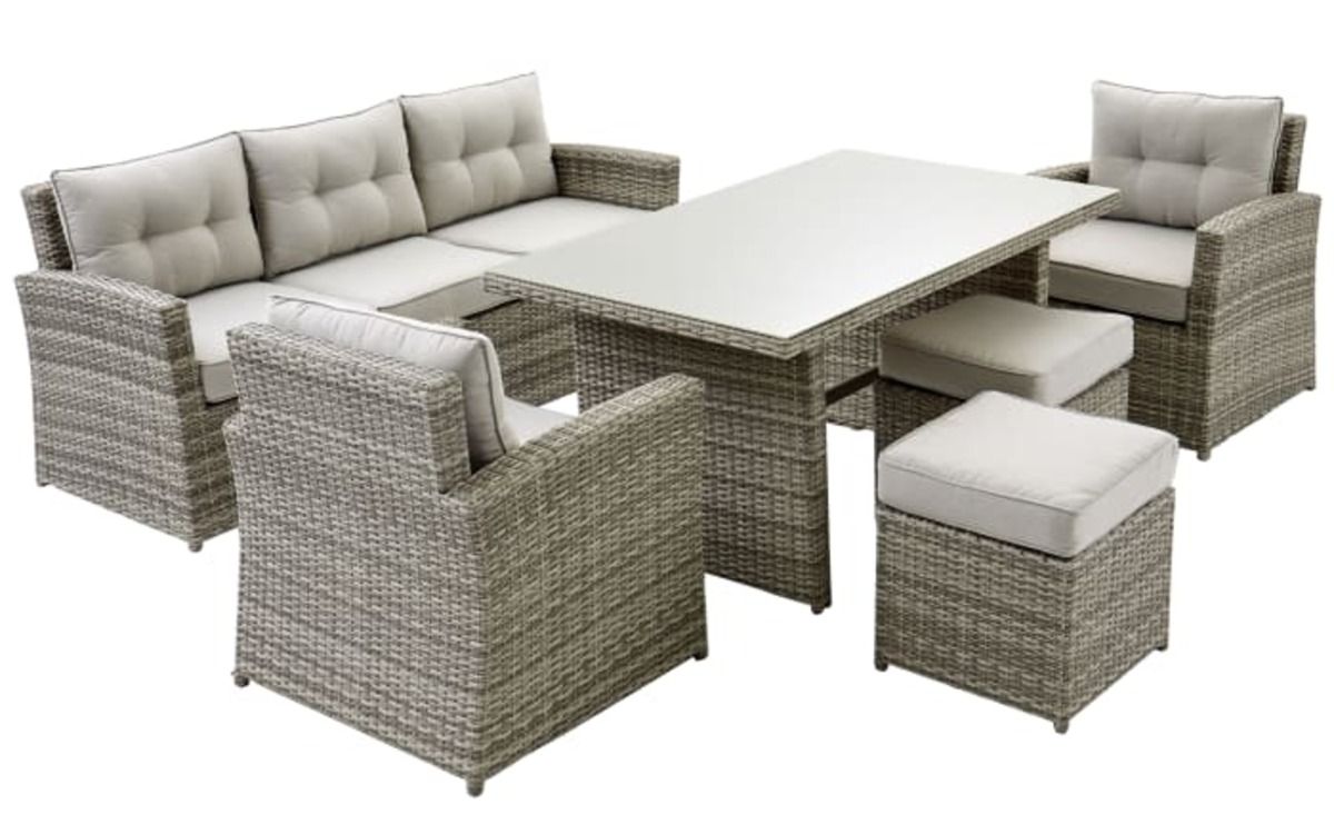 Bild 1 von Garten-Lounge-Sofa-Set Barcley in grau