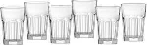 Ritzenhoff & Breker Gläser-Set »Riad«, (Set, 6 tlg., Das Set besteht aus 6 Longdrinkgläsern), Facetten-Optik, 6-teilig
