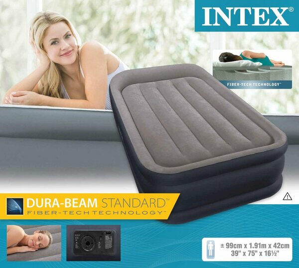 Bild 1 von Intex Luftbett »Intex 67766 Luftbett Gästebett Bett Matratze Lutmatratze mit Pumpe 99x191x33 cm«