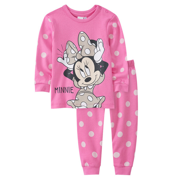 Bild 1 von Minnie Maus Schlafanzug mit großem Print PINK