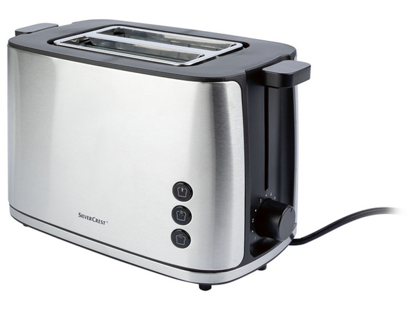 Bild 1 von SILVERCREST® Toaster »EDS STE 950 A1«, Edelstahl, mit Brötchenaufsatz