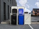 Bild 2 von HIDE Dänemark Mülltonnenbox, für Mülltonnen bis 240 Liter, mit Tür und Klappdeckel