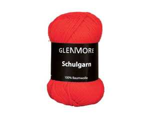 GlenMore Schulgarn rot