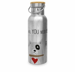PPD Isolierflasche »Love and Dog Steel Bottle 500 ml«