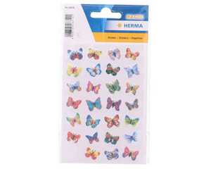 Herma Sticker 'Schmetterlinge', beglimmert