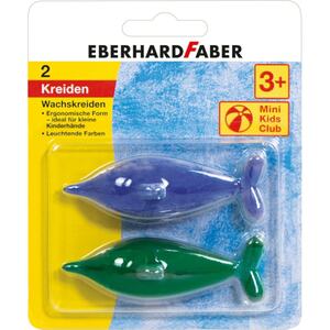 Eberhard Faber - Wachsmalkreiden in Delfinform - 1 Stück