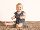 Bild 3 von lupilu Baby Mädchen Jumpsuit, mit Gummizug im Taillenbund