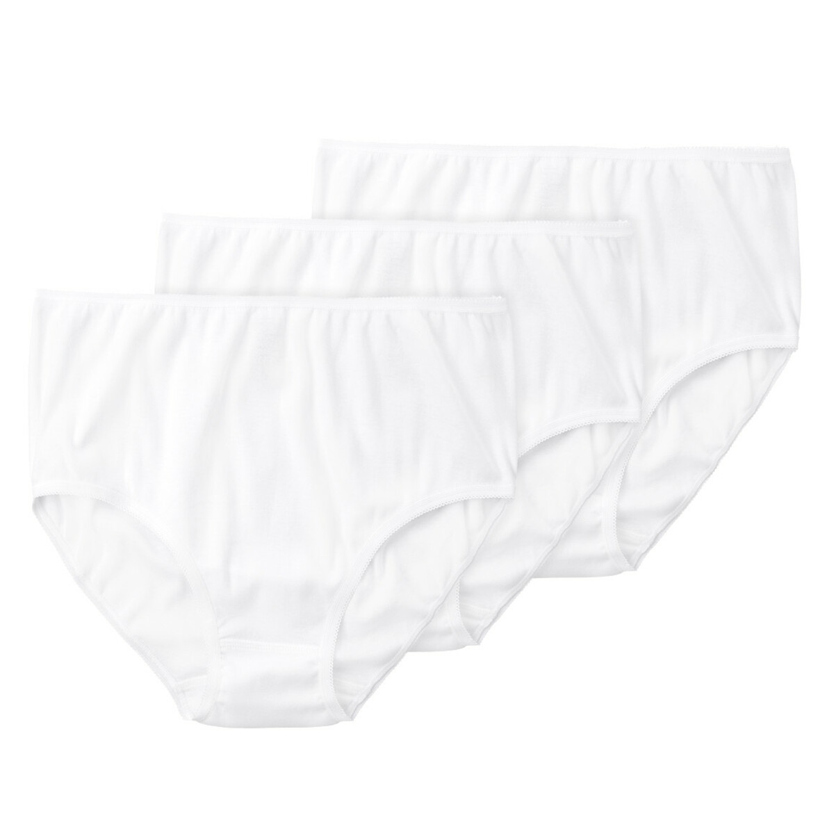 Bild 1 von 3 Damen Slips mit Mäusezähnchen-Spitze WEISS