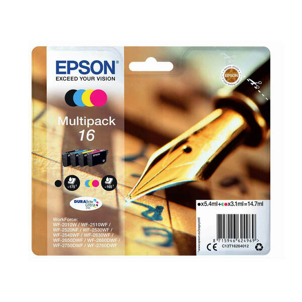 Bild 1 von Epson Druckerpatrone 16-T1626 Original Multipack