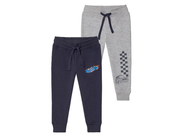 Bild 2 von LUPILU® Kleinkinder Jungen Sweathose, 2 Stück, mit hohem Baumwollanteil