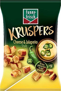 funny-frisch Kruspers Cheese & Jalapeno Style, 120 g