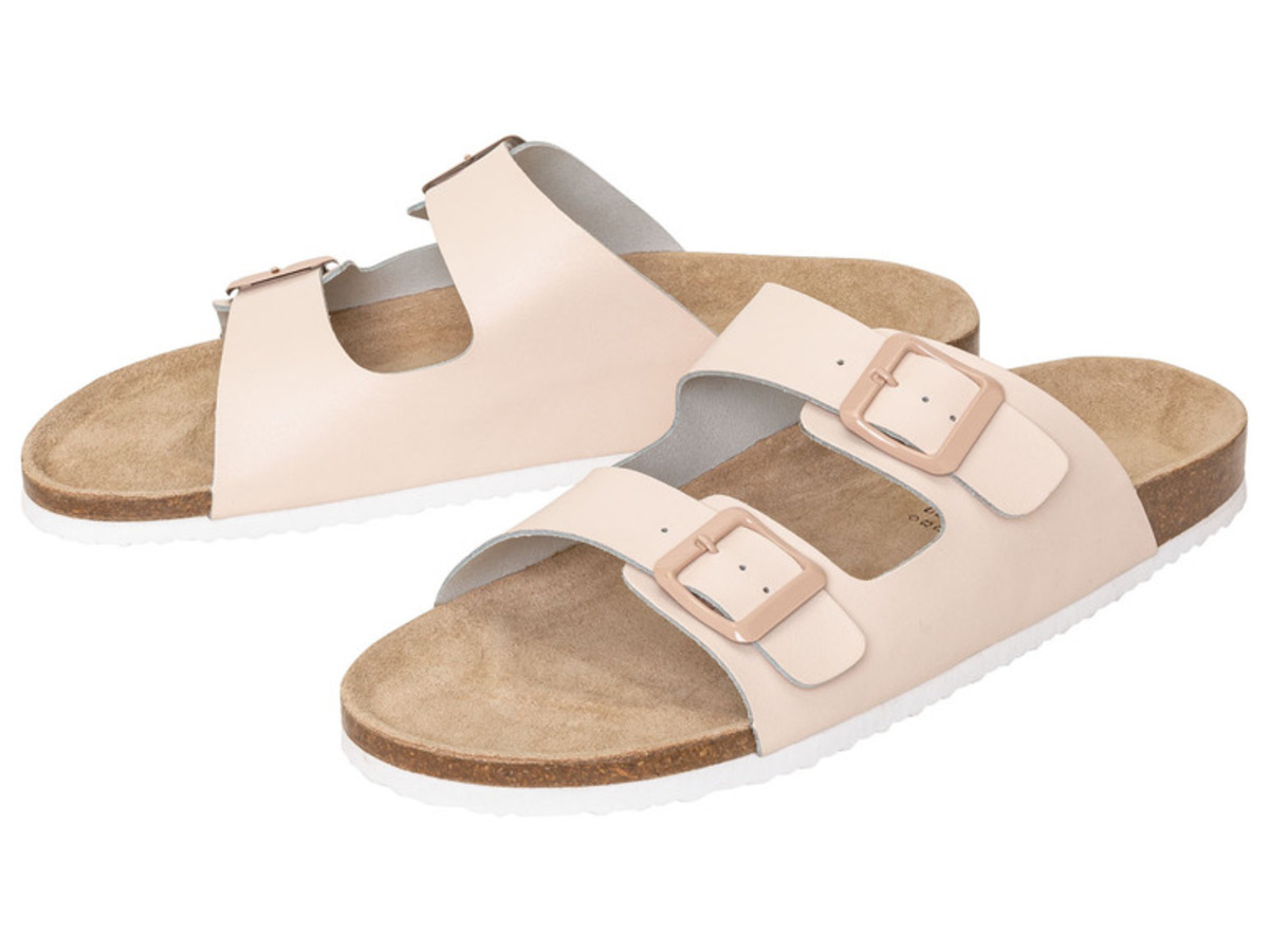 Bild 4 von ESMARA® Damen Pantoletten, mit verstellbaren Schnallen