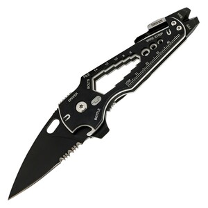 TRUE UTILITY Mini Multi Tool SmartKnife+ Gürtel Clip Taschen Messer Klappmesser