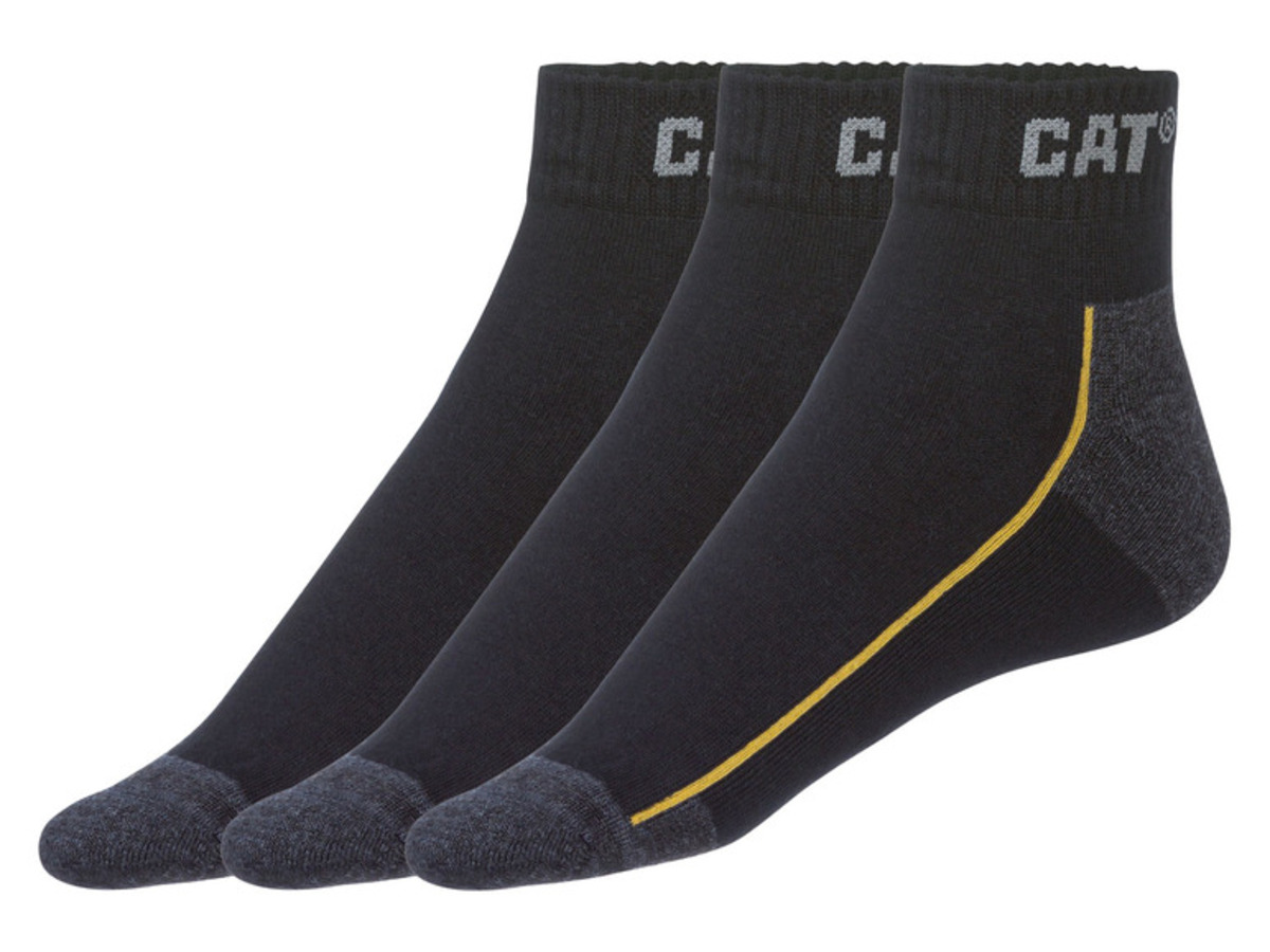 Bild 2 von Caterpillar Herren Arbeitssocken, 3 Paar, mit CORDURA® in Zehen- und Fersenbereich