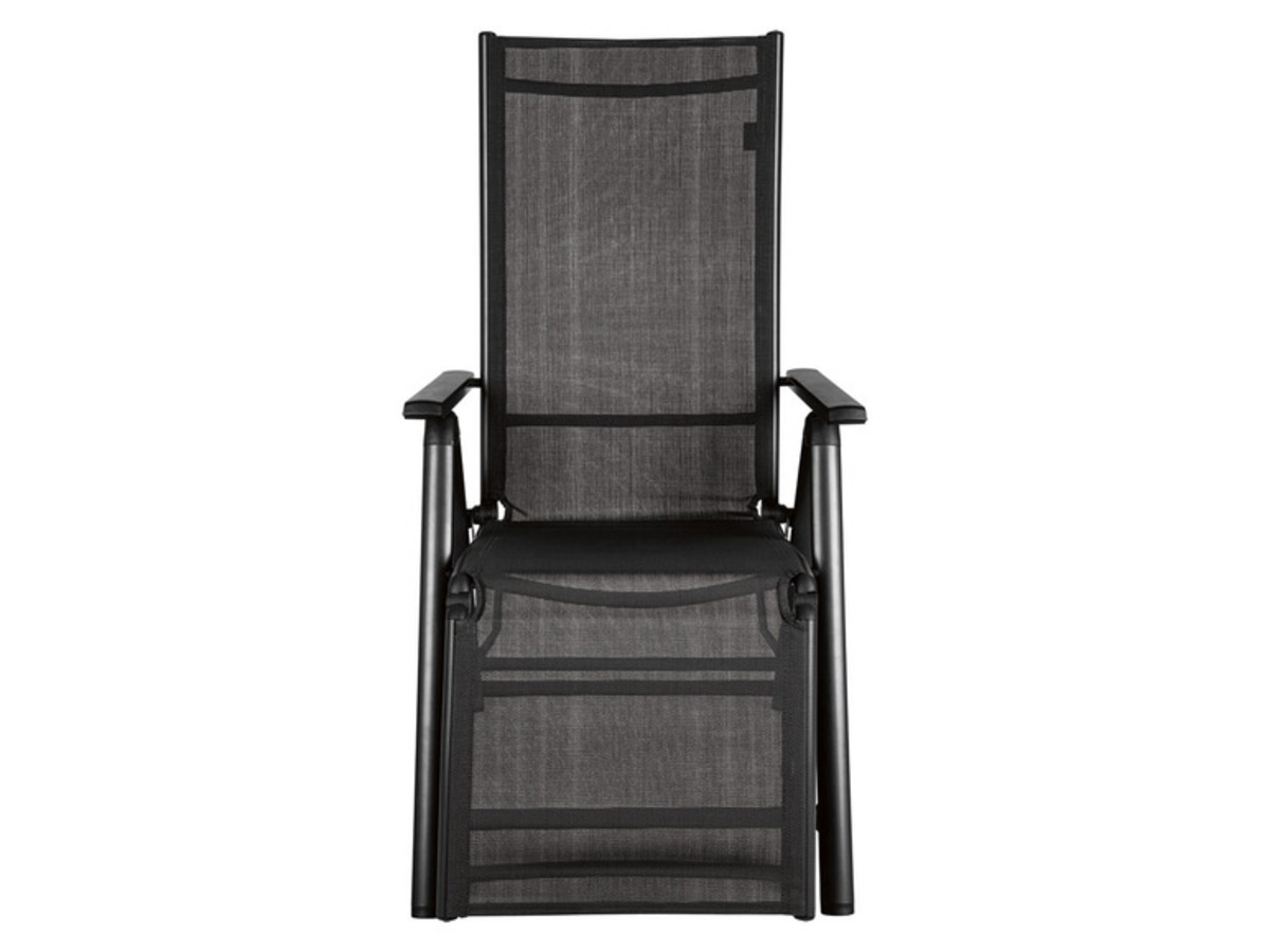 Bild 4 von Livarno Home Alu-Relaxsessel Houston, mit Textilbespannung, schwarz/anthrazit