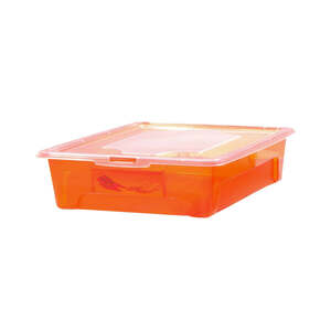 Aufbewahrungsbox "Easybox" 9 L in orange, Kunststoffbox