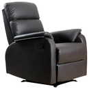 Bild 1 von HOMCOM Relaxsessel Fernsehsessel Couch-Sessel Liegesessel Winkelschreibtisch mit CPU-Ständer verstellbar ergonomisch Kunstleder Stahl Braun 75 x 92 x 99 cm