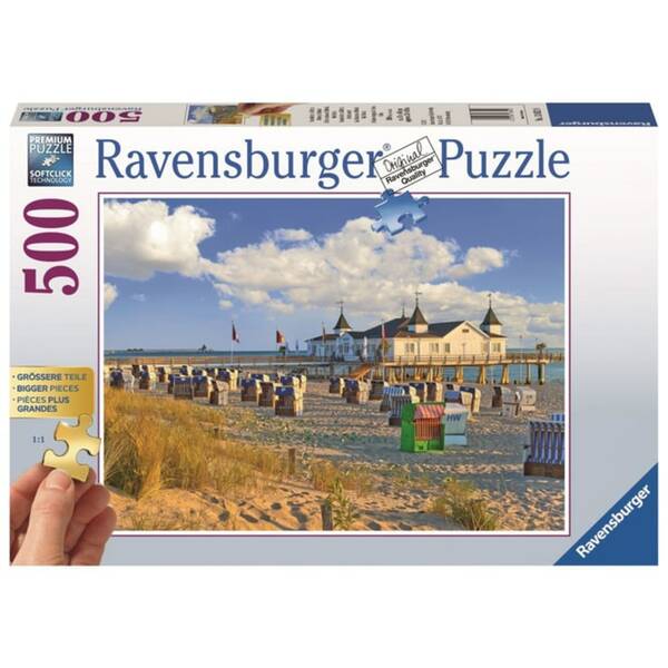 Bild 1 von Puzzle - Strandkörbe in Ahlbeck - 500 Teile