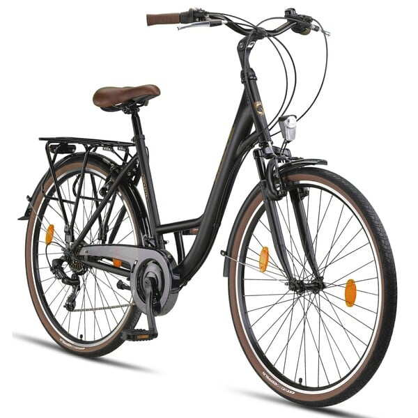 Bild 1 von Licorne Bike Violetta Premium City Bike in 28 Zoll - Fahrrad für Mädchen, Jungen, Herren und Damen - Shimano 21 Gang-Schaltung - Hollandfahrrad